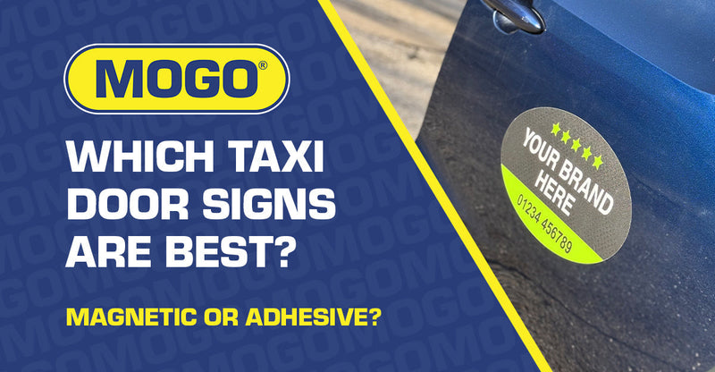 Which Taxi Door Signs Are Best - Magnetic or Adhesive?