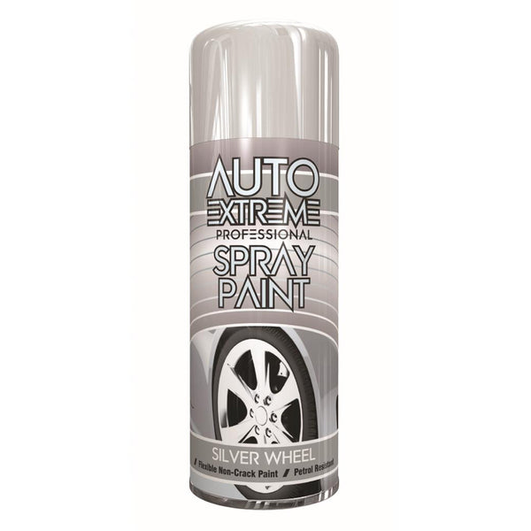 AX SILVER WHEEL GLOSS SPRAY PAINT 400ML