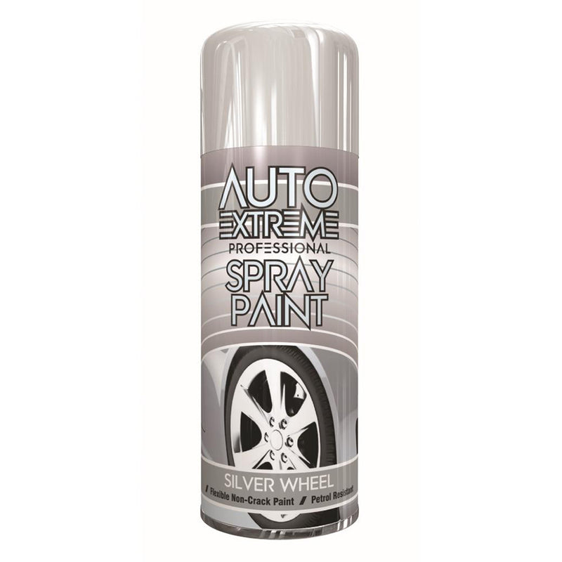 AX SILVER WHEEL GLOSS SPRAY PAINT 400ML