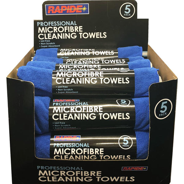 5 Pack of Microfibre Cleaning Towels For Taxi from MOGO Your One Stop SHop