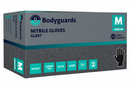 Bodyguards GL897 black nitrile gloves box of 100, size Medium