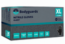 Bodyguards GL897 black nitrile gloves box of 100, size XL