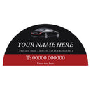 Custom Half Circle Taxi Door Sign Design 9 - MOGO