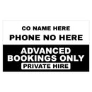 Custom Rectangle Taxi Door Sign Design 8 - MOGO