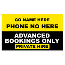 Custom Rectangle Taxi Door Sign Design 8 - MOGO
