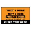 Custom Rectangle Taxi Door Sign Design 7 - MOGO