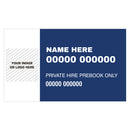 Custom Rectangle Taxi Door Sign With Logo Design 6 - MOGO