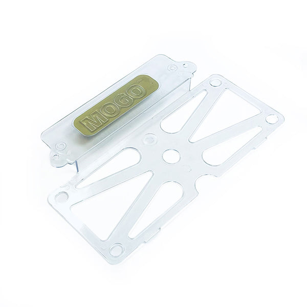 Front Bracket - Reverse Euro (Small TX And Square TX Plates)- No Drill Bracket Taxi Plate Holder Bracket For Taxi and Private Hire Vehicles From MOGO