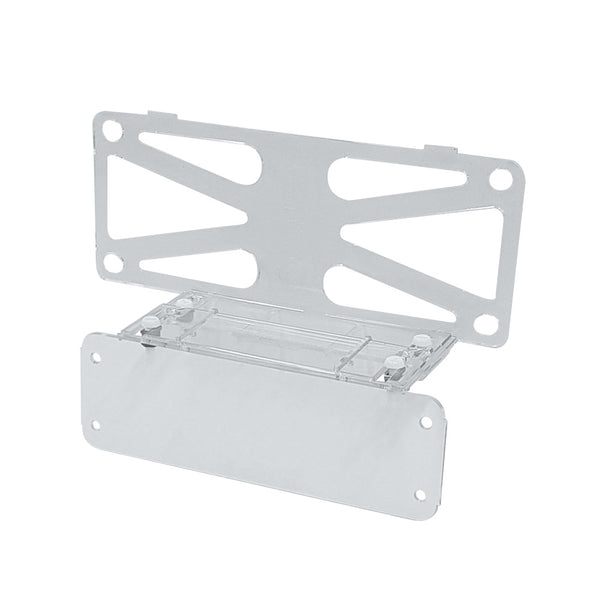 Rear Bracket - For Square or Small Licence Plates - Extra Adjustable - No Drill Bracket Taxi Plate Holder Bracket For Taxi and Private Hire Vehicles From MOGO