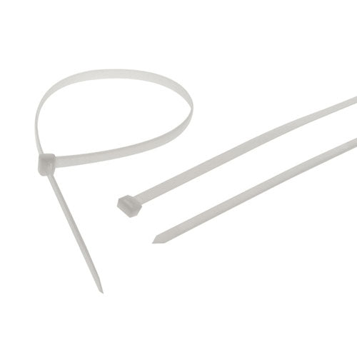 White Cable Ties In Various Sizes - 100 Pcs - Taxi Products From MOGO Private Hire and Taxi Products